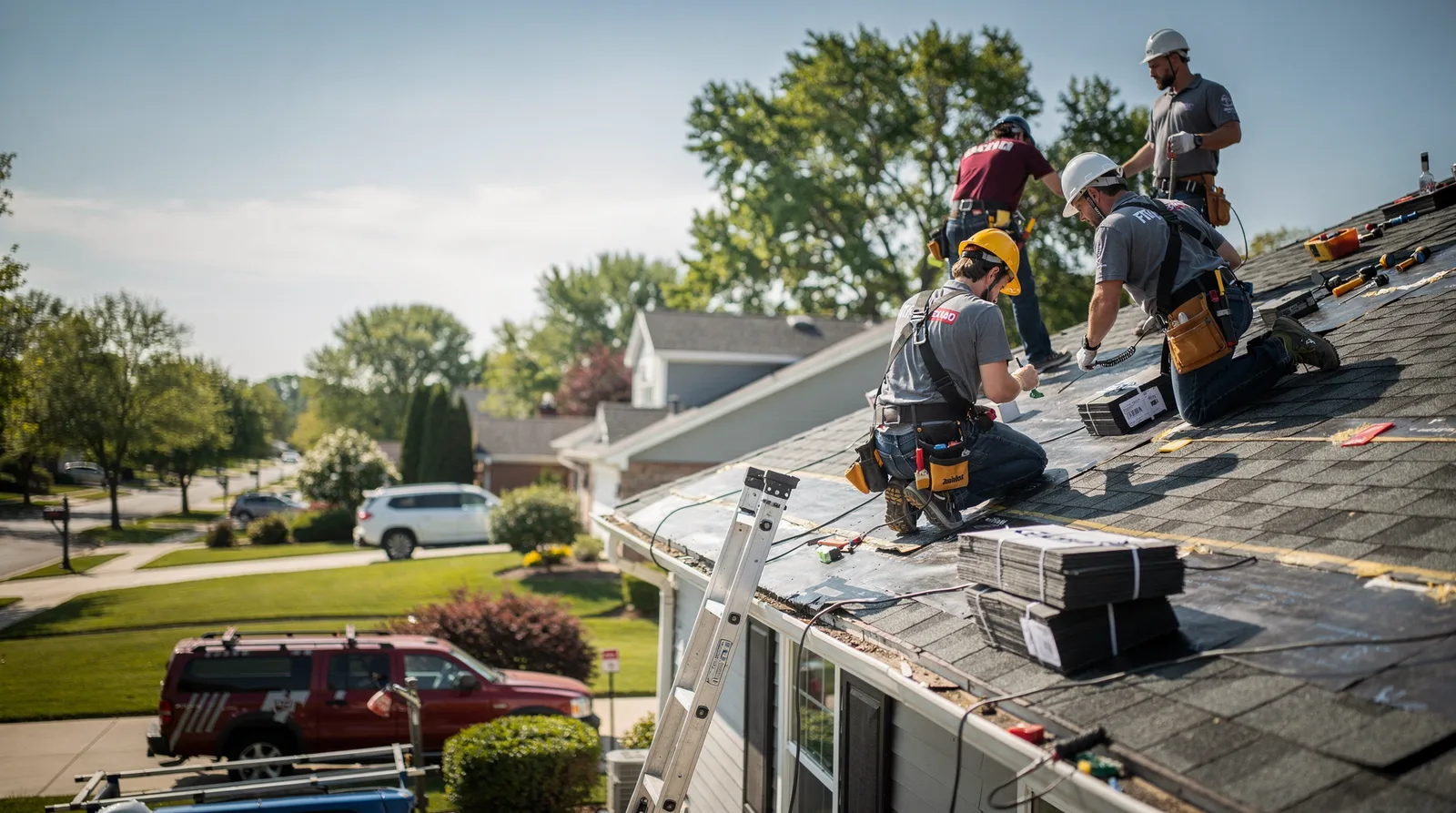 Roof Repair in Walnut, IL around you